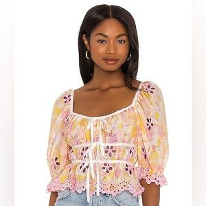 For Love & Lemons Claire Blouse
